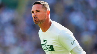 Photo of Matt Lafleur for article on Romeo Doubs