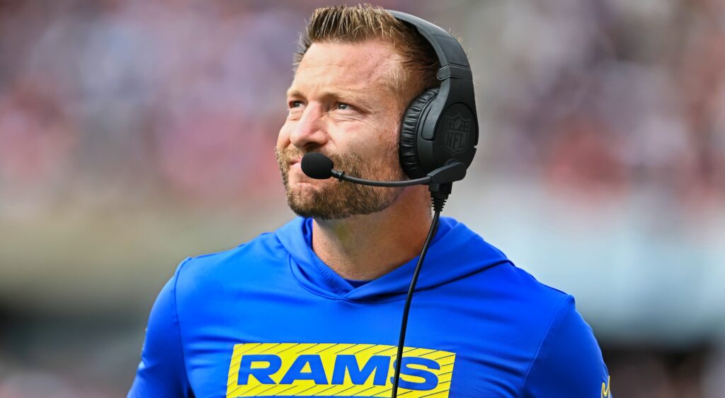 Los Angeles Rams head coach Sean McVay