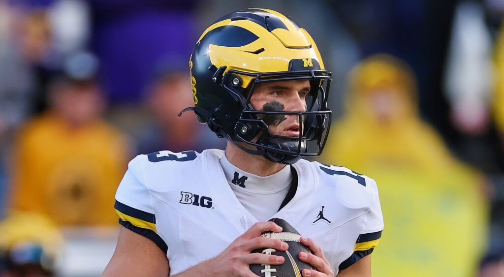 Jack Tuttle in Michigan uniform