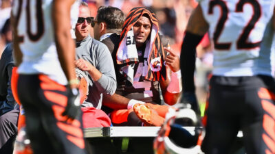 Deshaun Watson being carted off