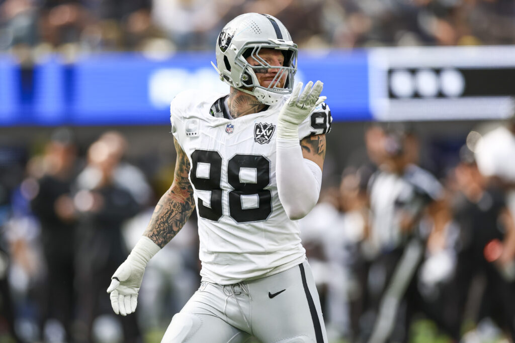 Maxx Crosby in Raiders uniform