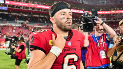 Baker Mayfield in Buccaneers uniform