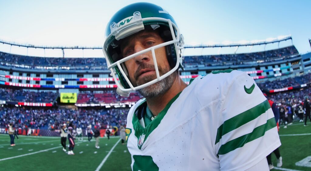 Aaron Rodgers in uniform