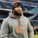 Jay Cutler in Bears-themed clothing