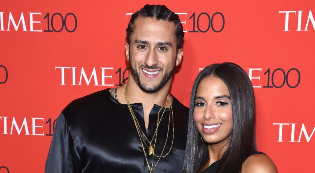 Colin Kaepernick and Nessa Diab 