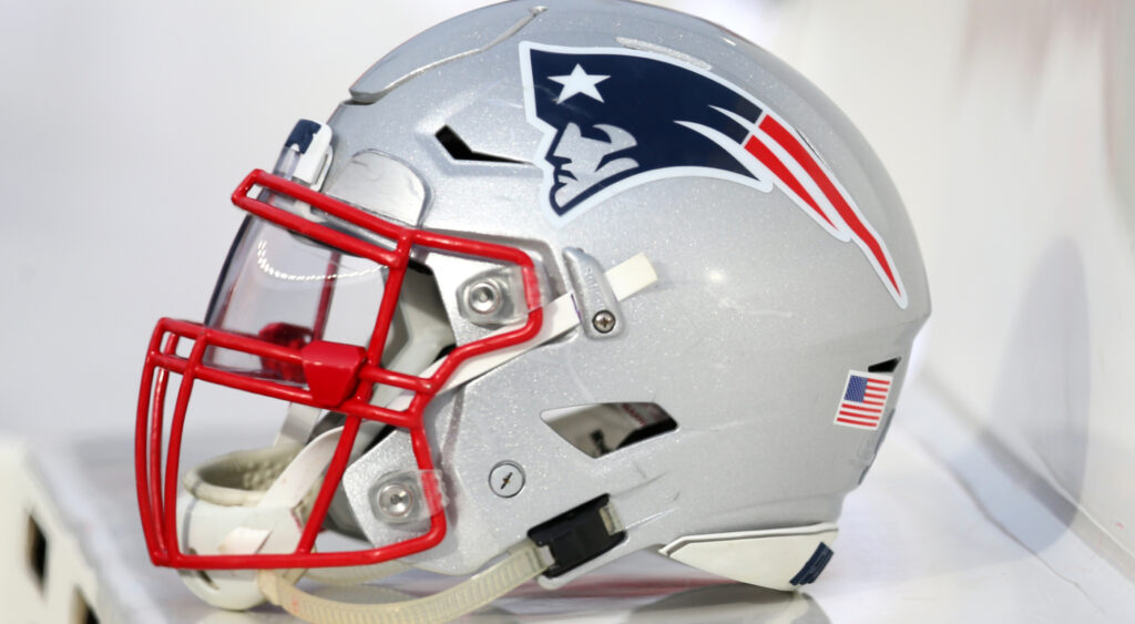 New England Patriots helmet