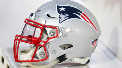 New England Patriots helmet