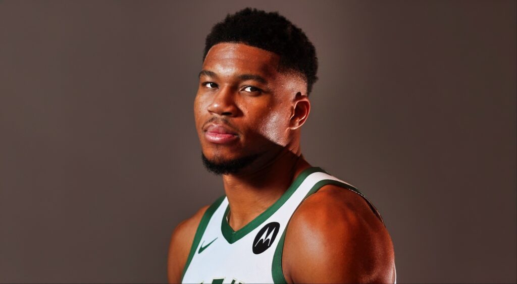 Giannis Antetokounmpo preparing for the 2024-25 season with the Bucks.