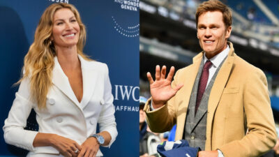 Photos of Gisele Bundchen and Tom Brady smiling