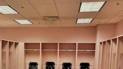 Iowa visitor locker room