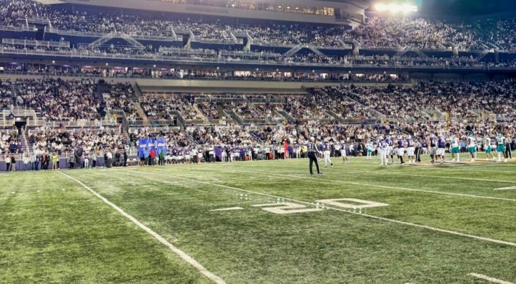 Northern Lights at JMU vs. Coastal Carolina game 