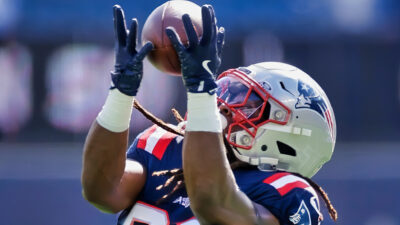 JaMycal Hasty playing for New England Patriots