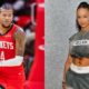 Jalen Green with basketball and Draya Michele posing