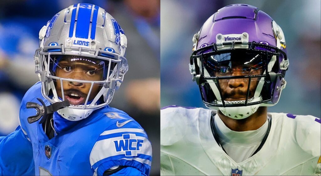 Upcoming game details between the Detroit Lions and Minnesota Vikings.