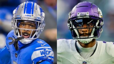 Upcoming game details between the Detroit Lions and Minnesota Vikings.