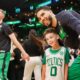 Jayson Tatum sends Deuce a postcard from every city he visits on Celtics road trips