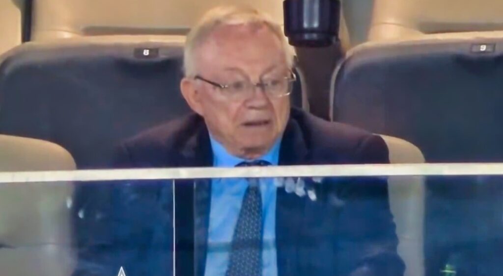 Jerry Jones at the Cowboys-49ers game.