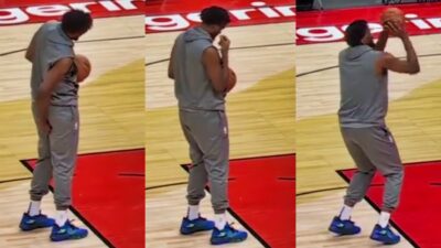 Joel Embiid's butt sniffing video went viral