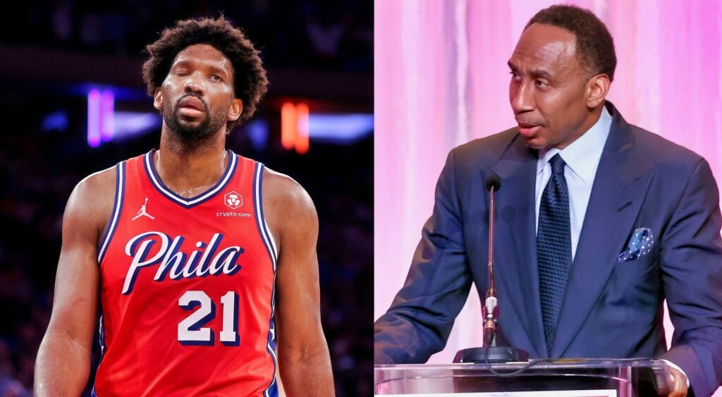 Stephen A Smith defends Joel Embiid