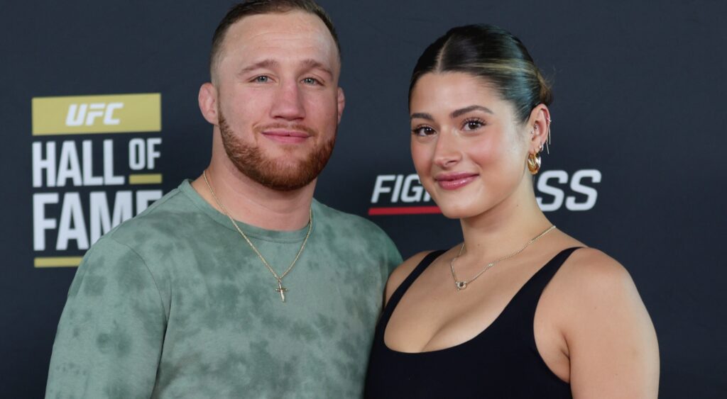 Justin Gaethje and his Girlfriend