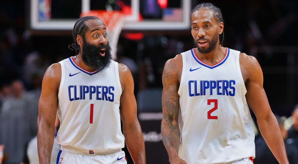 Kawhi Leonard shares experience of playing with James Harden