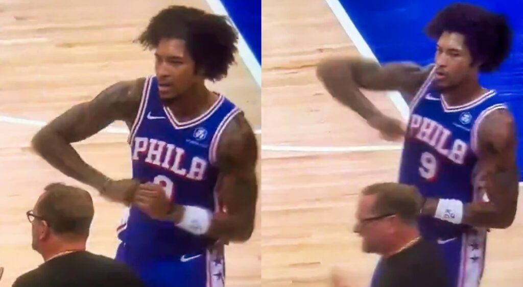 76ers Star Kelly Oubre Jr. Mimics Giannis' Elbow Tactics Through Dancing