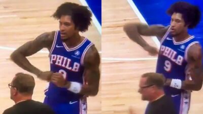 76ers Star Kelly Oubre Jr. Mimics Giannis' Elbow Tactics Through Dancing