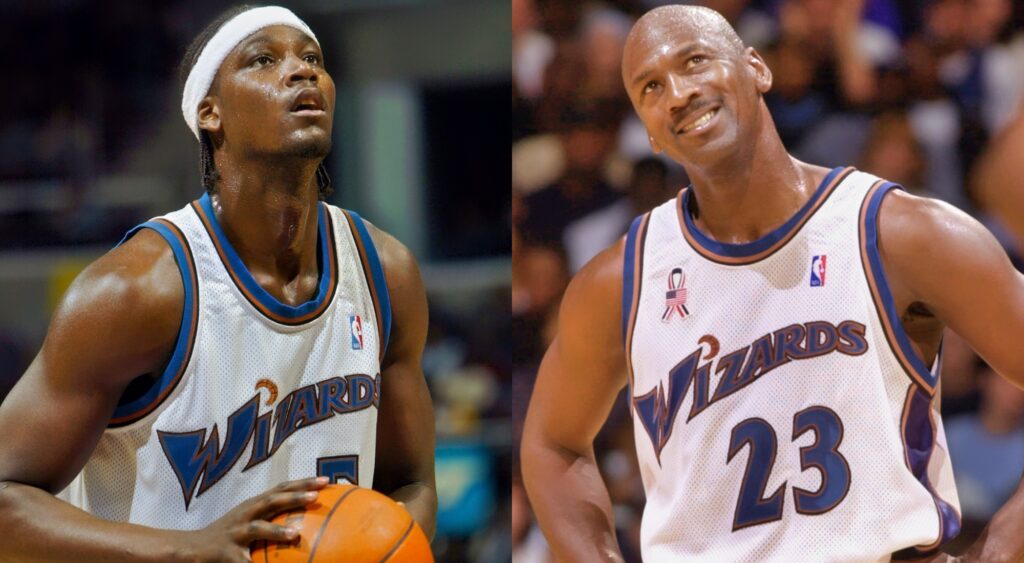 Gilbert Arenas recently shared a wild story about Michael Jordan calling Kwame Brown a "hoe."