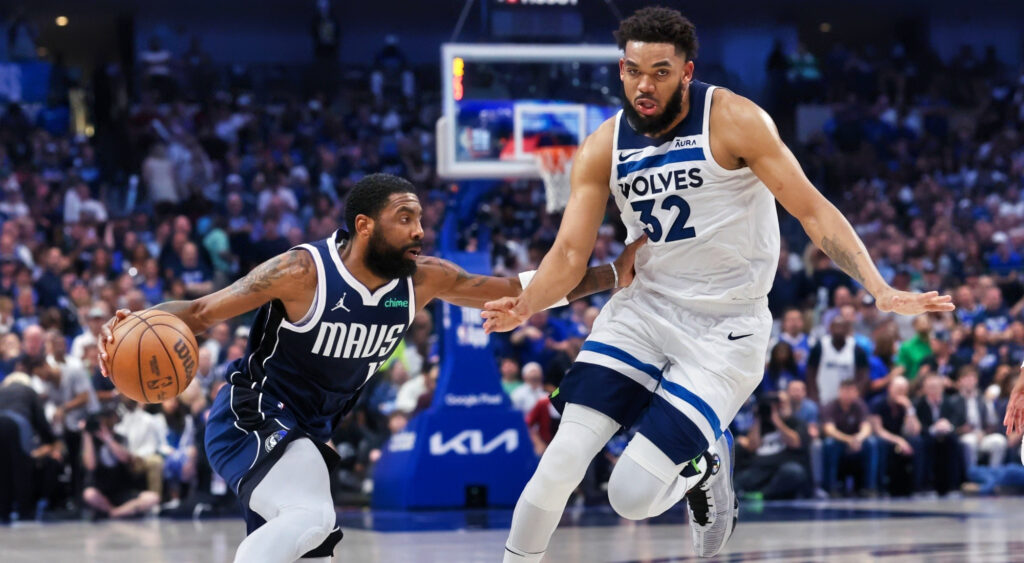 Karl-Anthony Towns Calls Kyrie Irving An NBA Legend