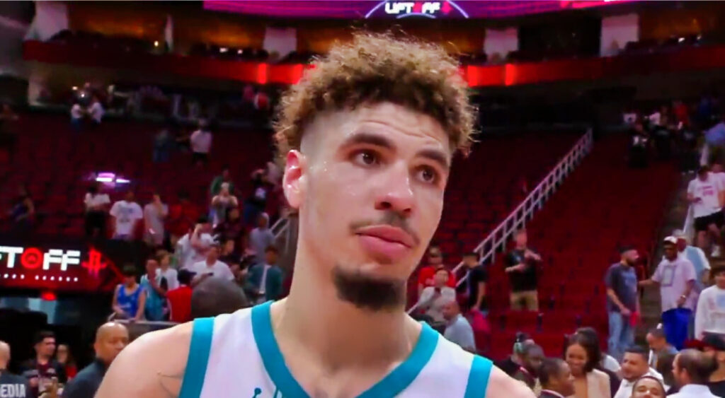 LaMelo Ball Couldn't Resist Himself From Dropping F-Bomb While Talking About Kemba Walker During Post-Game Interview