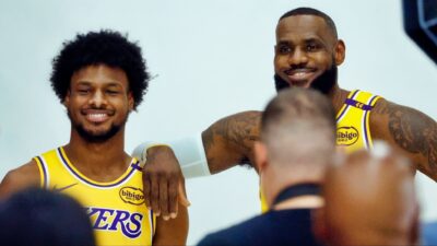 LeBron James And Bronny James Became The First Father-Son Duo To Play Together For The Same NBA Team