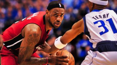 Former Heat star reflects on LeBron James' iconic dunk over Jason Terry