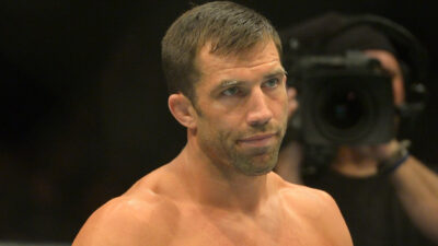 Luke Rockhold confronts Team Tyron Woodley