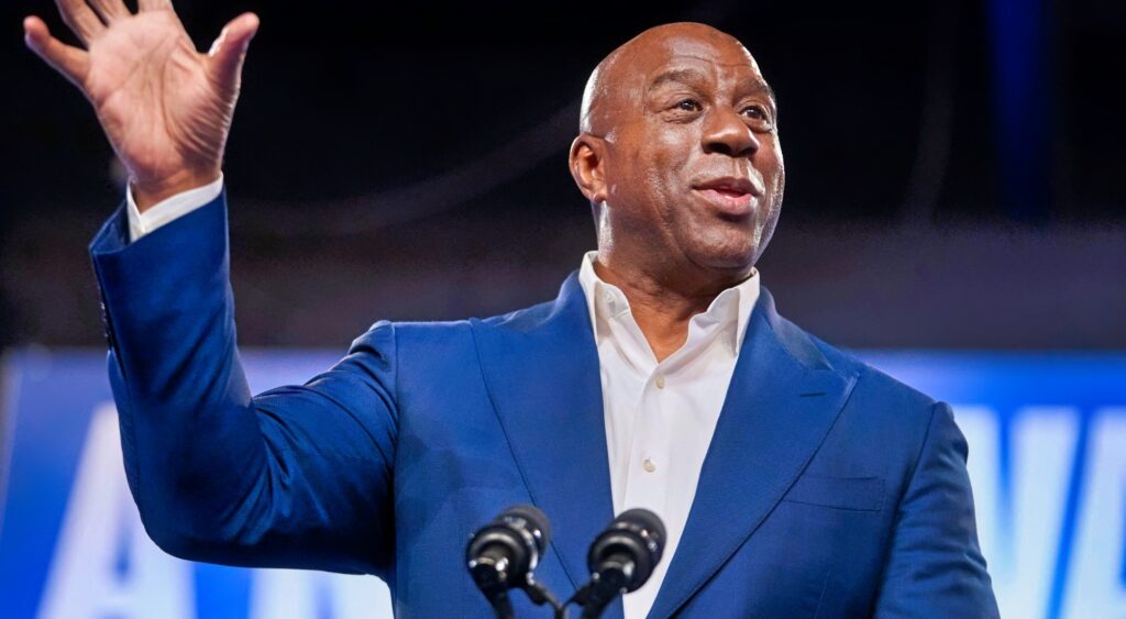 Magic Johnson addresses stars of modern NBA