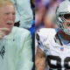 Photos of Raiders owner Mark Davis and player Maxx Crosby