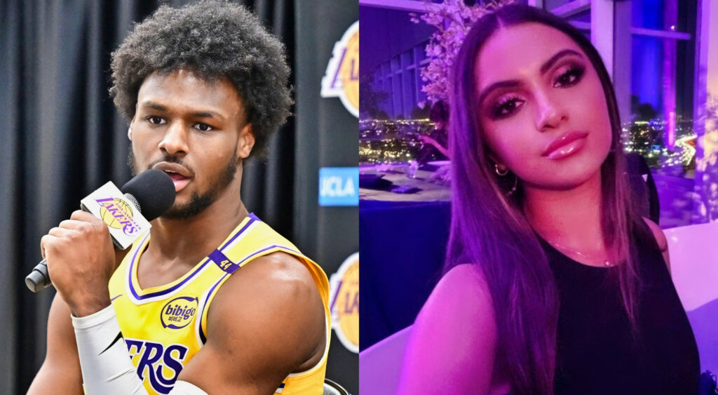 Bronny James's rumored girlfriend, Parker Whitfield, confirms their relationship with a sweet post.