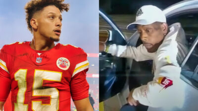 Photos of Patrick Mahomes and Patrick Mahomes Sr.