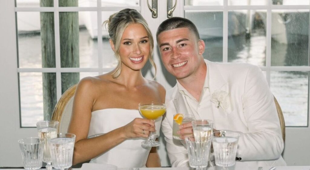 Payton Pritchard and His Newly Married Wife Emma MacDonald Pritchard