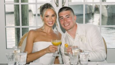 Payton Pritchard and His Newly Married Wife Emma MacDonald Pritchard