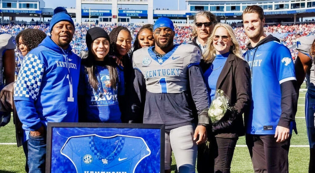 Ray Davis along with his Family