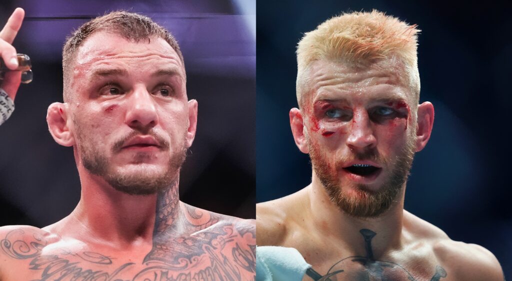 Renato Moicano and Dan Hooker trade verbal jabs