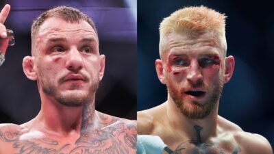 Renato Moicano and Dan Hooker trade verbal jabs