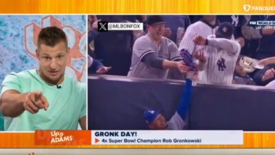 Rob Gronkowski on ESPN talking about Yankees fan