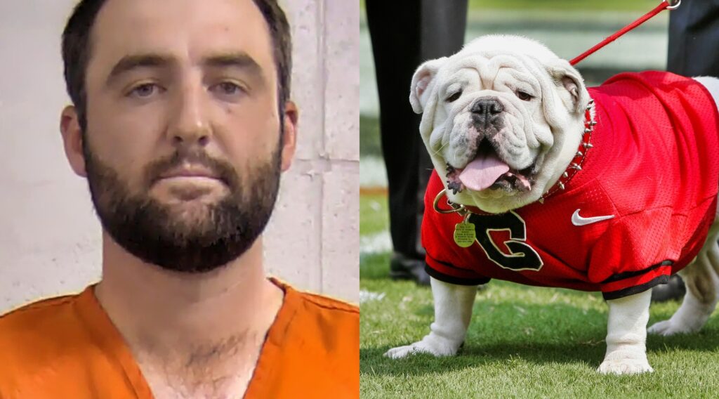 Scottie Scheffler and Georgia Bulldogs mascot. Texas Longhorns fans were making the same joke about the two ahead of their battle against Georgia.