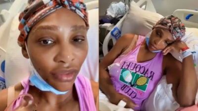 Serena Williams in hospital