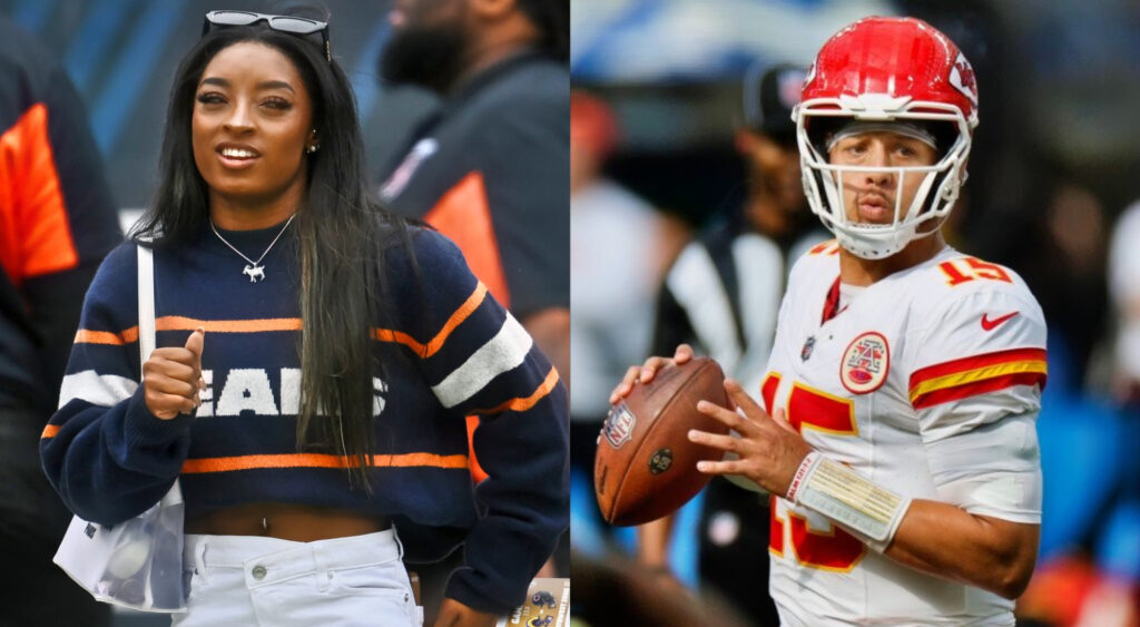 Simone Biles Gives Her Surprisingly Honest 3-Word Take On Chiefs' Superstar Quarterback Patrick Mahomes