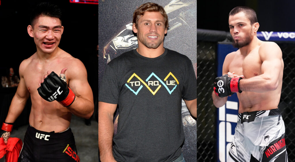 Song Yadong, Urijah Faber, and Umar Nurmagomedov