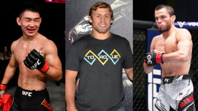 Song Yadong, Urijah Faber, and Umar Nurmagomedov