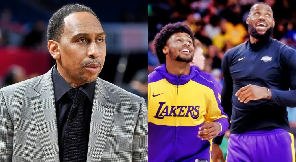 Stephen A. Smith defended LeBron James and Bronny