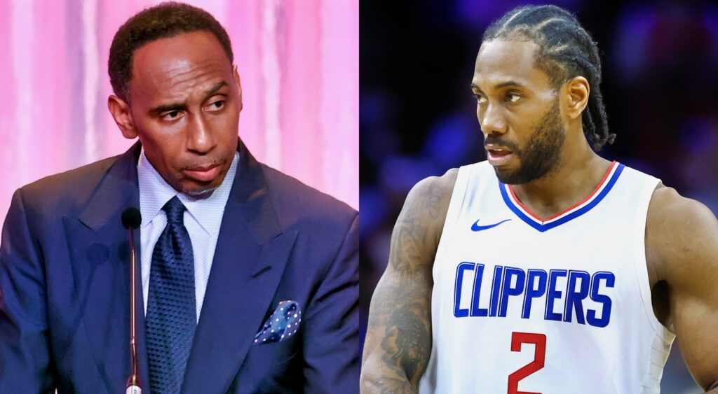 Stephen A. Smith after he labeled Kawhi Leonard as the worst superstar in the history of any sport